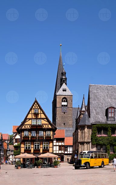 Quedlinburg, Markt mit St. Benediktii