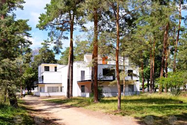 Dessau, Meisterhaus Muche/Schlemmer, Hinteransicht